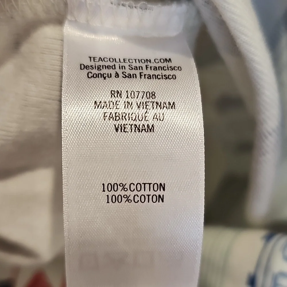 Tea collection pajamas size 3t 100% cotton
